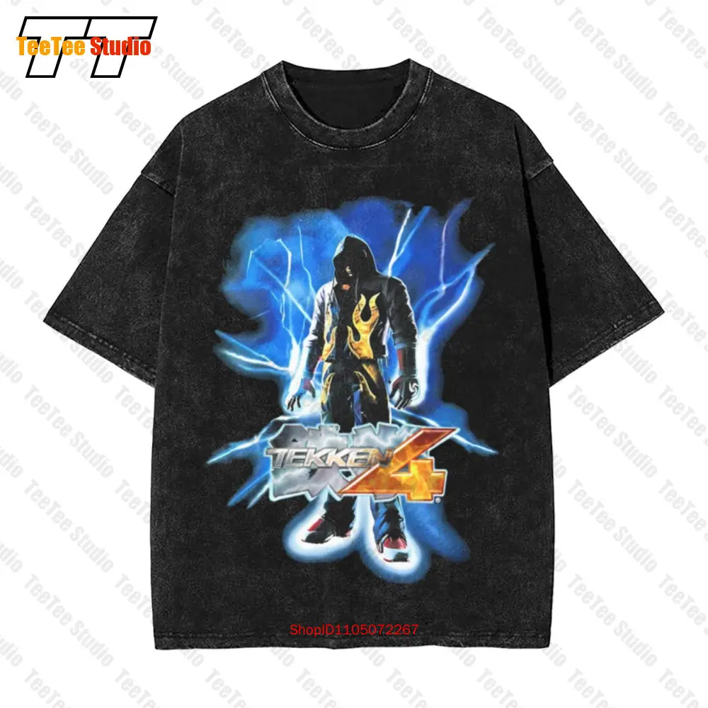 Esports Gaming Shirts - เสื้อยืดวินเทจ Tekken 4 Namco Promo Arcade