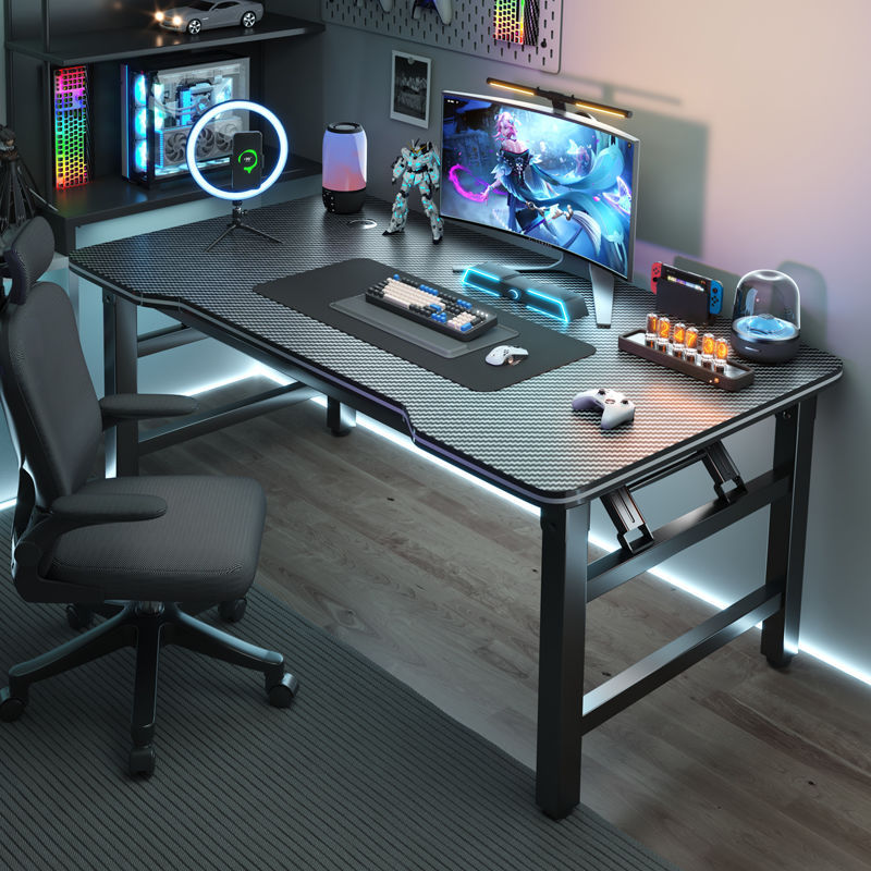 Esports Gaming School - โต๊ะเกมมิ่ง AOLIVIYA โต๊ะคอมพิวเตอร์สำหรับสำนักงานและห้องเรียน โต๊ะทำงานแบบพับได้ คาร์บอนไฟเบอร์ สำหรับเกมอีสปอร์ต