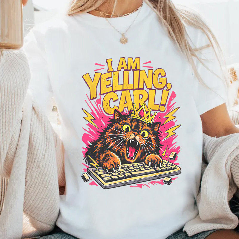 เสื้อยืด I Am Yelling Carl สำห - Esports Gaming Shirts บทวิจารณ์และราคา