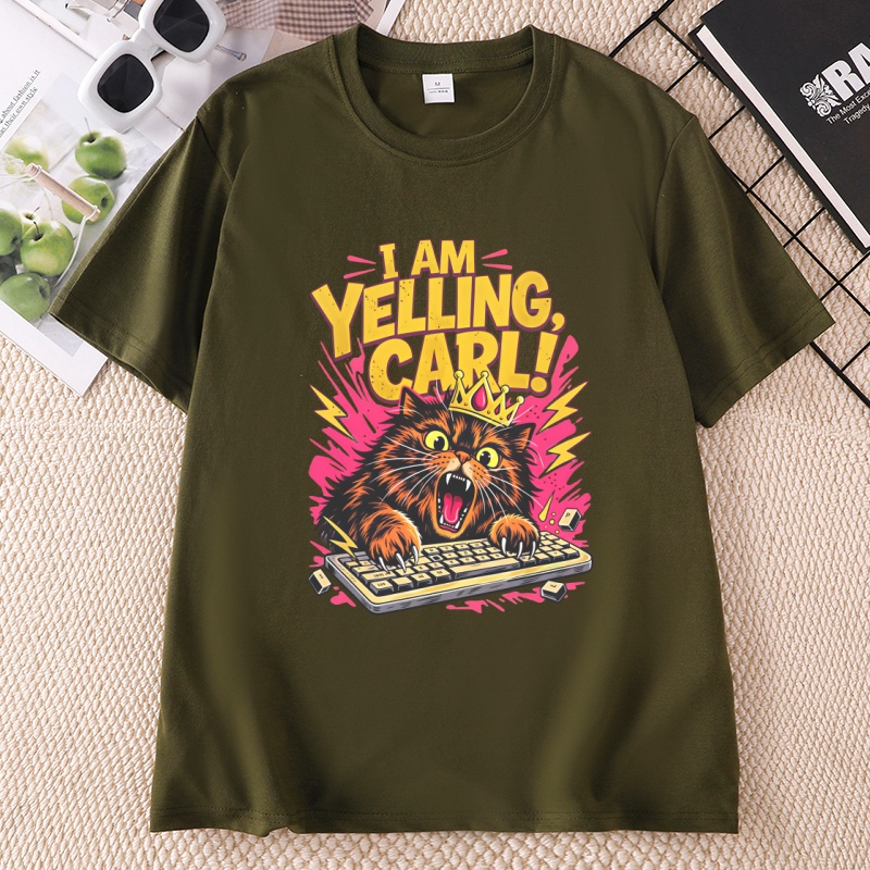 เสื้อยืด I Am Yelling Carl สำห - Esports Gaming Shirts บทวิจารณ์และราคา