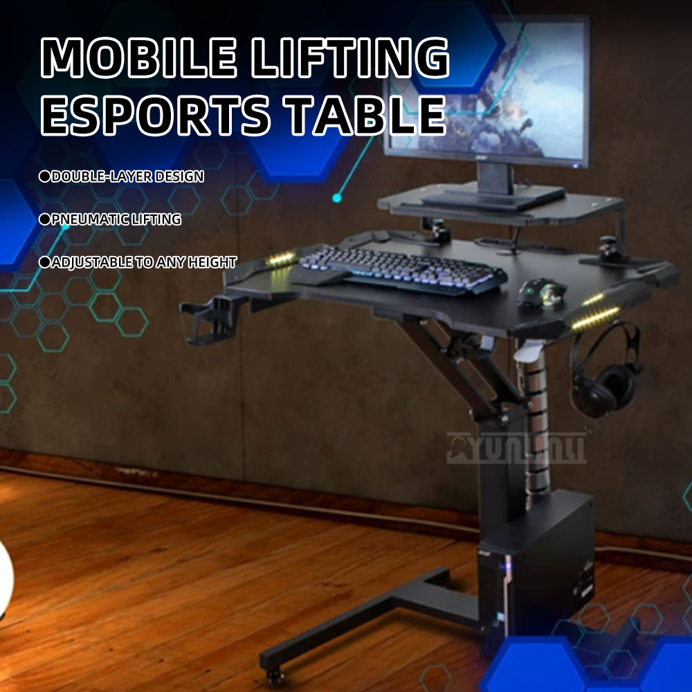 โต๊ะยกปรับระดับสำหรับอีสปอร์ต, - Esports Gaming School บทวิจารณ์และราคา
