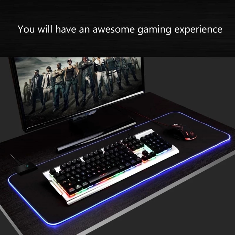 ไฟ LED Mousepad RGB แป้นพิมพ์โ - Esports Gaming Table บทวิจารณ์และราคา