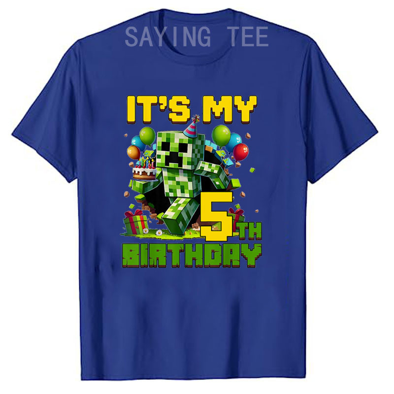 It's My 5th Birthday วิดีโอเกม - Esports Gaming Shirts บทวิจารณ์และราคา