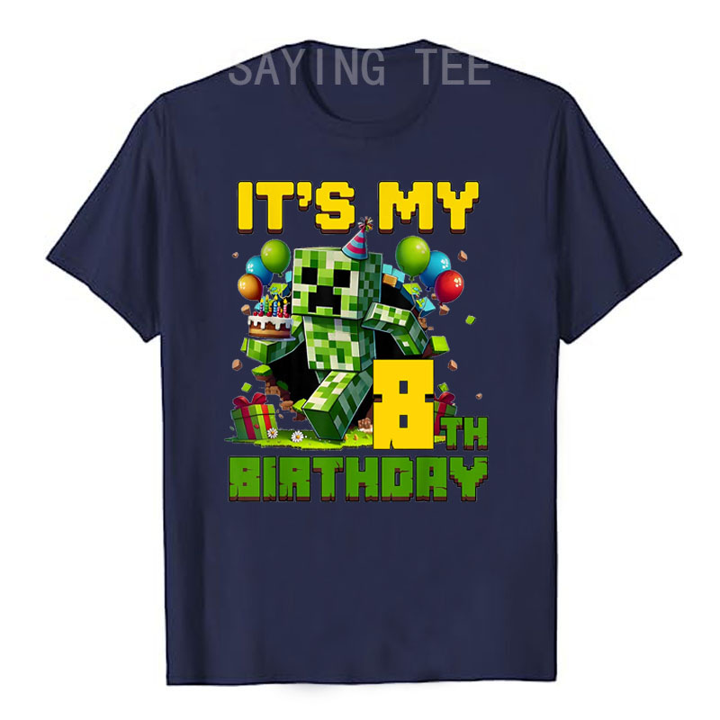 Birthday Boy It's My 8th Birth - Esports Gaming Shirts บทวิจารณ์และราคา